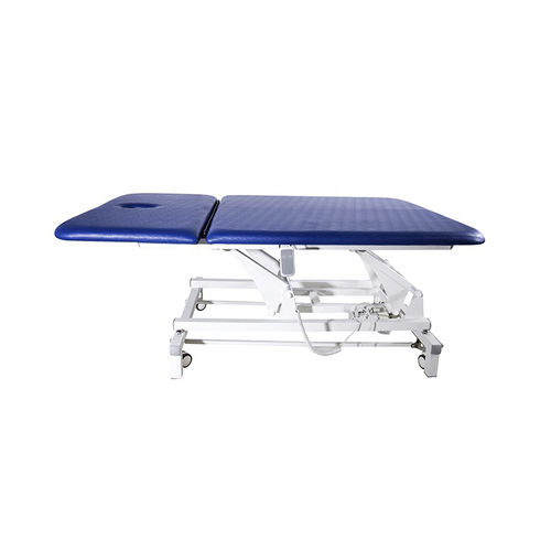 Mesa Bobath eléctrica - YA-ET-D07 - Zhangjiagang Medi Medical Equipment - con ruedas / con altura regulable / de 2 secciones