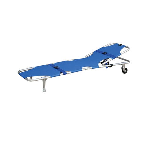 Camilla de emergencia - YA-ES01B - Zhangjiagang Medi Medical Equipment - plegable / con respaldo regulable / de 2 secciones