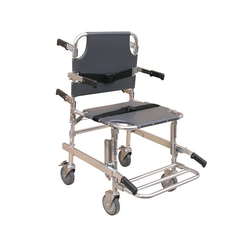 Silla tipo camilla manual - YA-SS03 - Zhangjiagang Medi Medical Equipment - plegable / 3 secciones / con ruedas