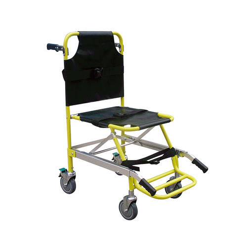 Silla tipo camilla manual - YA-SS04 - Zhangjiagang Medi Medical Equipment - plegable / 3 secciones / con reposapiernas