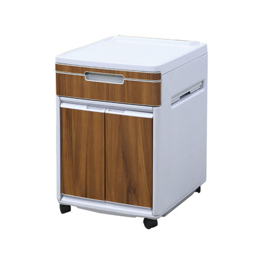 Mesa de cabecera con ruedas - YA-B04 - Zhangjiagang Medi Medical Equipment - con cajones