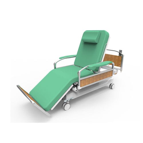 Sillón para hemodiálisis eléctrico - YA-DS-D08 - Zhangjiagang Medi Medical Equipment - de 4 secciones / con ruedas / de altura variable