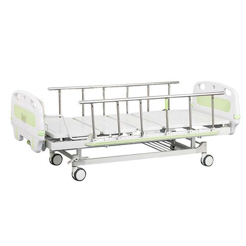 Cama de hospital - YA-M2-8 - Zhangjiagang Medi Medical Equipment - mecánica / de altura fija / con ruedas