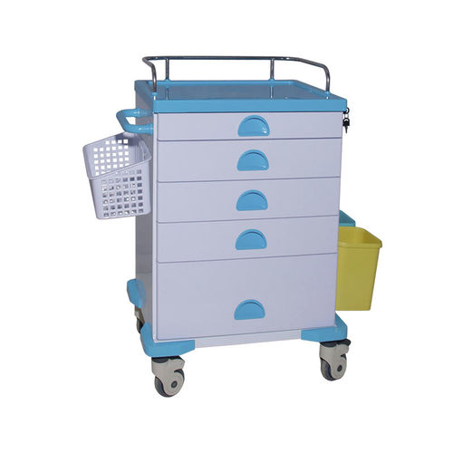 Carro médico - MK-C03 - Zhangjiagang Medi Medical Equipment - para medicamentos / para cuidados / con canasta