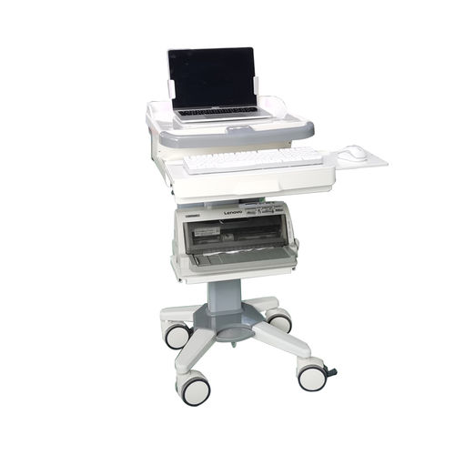 Carro informático para panel PC - MK-PC02 - Zhangjiagang Medi Medical Equipment - de altura variable