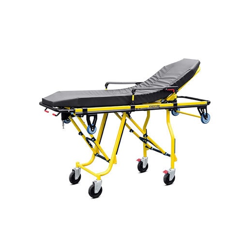 Carro camilla de emergencia - YA-AC01 - Zhangjiagang Medi Medical Equipment - manual / plegable / de altura variable
