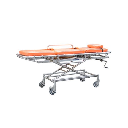 Camilla para ambulancias - YA-AS09 - Zhangjiagang Medi Medical Equipment - amagnética / de aluminio / de 2 secciones