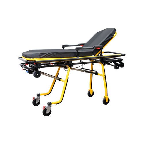 Camilla para ambulancias - YA-AC02 - Zhangjiagang Medi Medical Equipment - plegable / de altura variable / de aluminio