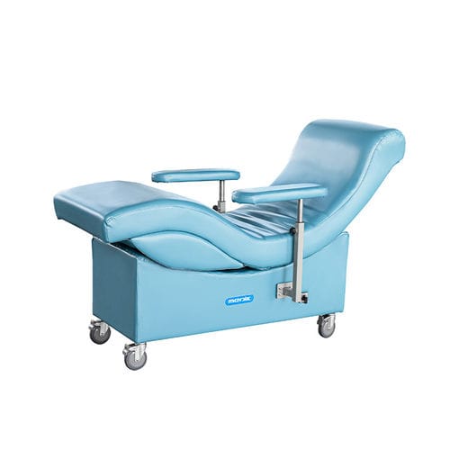 Sillón para extracción de sangre eléctrico - YA-DS-D07 - Zhangjiagang Medi Medical Equipment - 3 secciones / con reposapiernas / de altura fija
