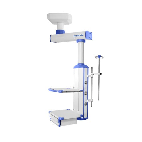 Brazo de distribución de techo - MD-S2  - Zhangjiagang Medi Medical Equipment - para cuidados intensivos / de brazo simple / rotativo