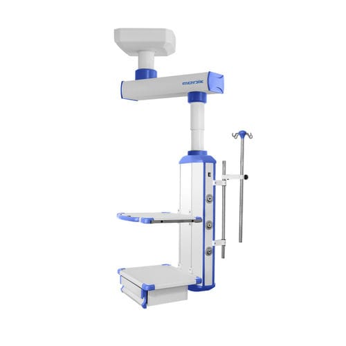 Brazo de distribución de techo - MD-S3 - Zhangjiagang Medi Medical Equipment - para cuidados intensivos / con estantes / con columna