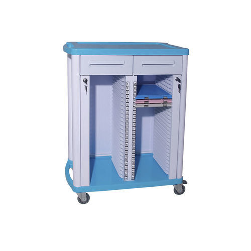 Carro de hospital - MK-P15 - Zhangjiagang Medi Medical Equipment - para historias clínicas / para cuidados / de plástico