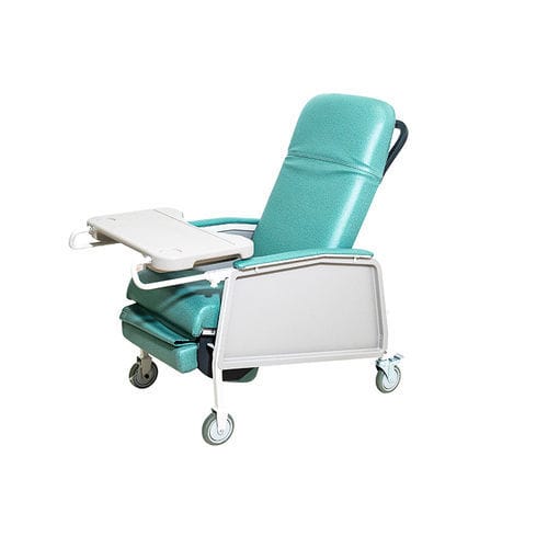 Sillón de descanso reclinable - YA-DS-R01 - Zhangjiagang Medi Medical Equipment - ergonómico / manual / con ruedas
