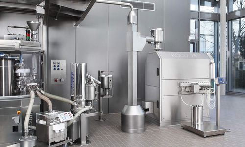 Sistema de recubrimiento para la industria farmacéutica - ROB 50 - L.B. Bohle Maschinen und Verfahren GmbH - con film plástico / de pie / continuo