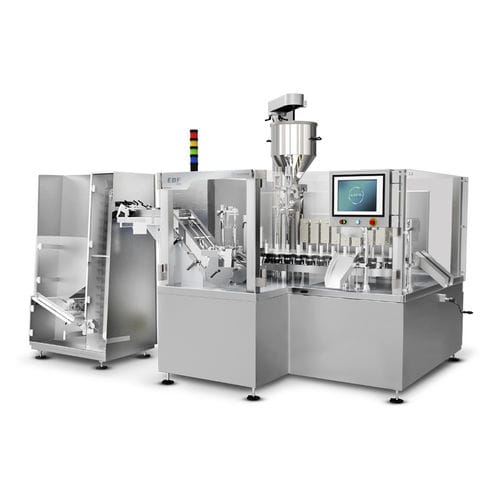 Llenadora para tubos - EBF-100-1 - Fabrima - de pie / para líquido / para la industria farmacéutica
