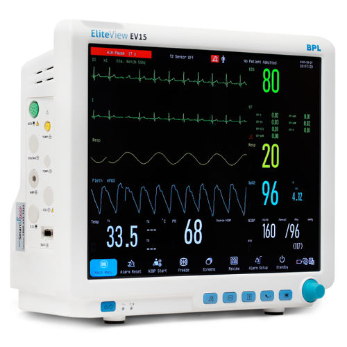 Monitor multiparamétrico compacto - ELITEVIEW EV15 - BPL Medical Technologies - ECG / RESP / TEMP