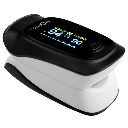 Pulsioxímetro de dedo - SMART OXY - BPL Medical Technologies - para asistencia domiciliaria / OLED / negro