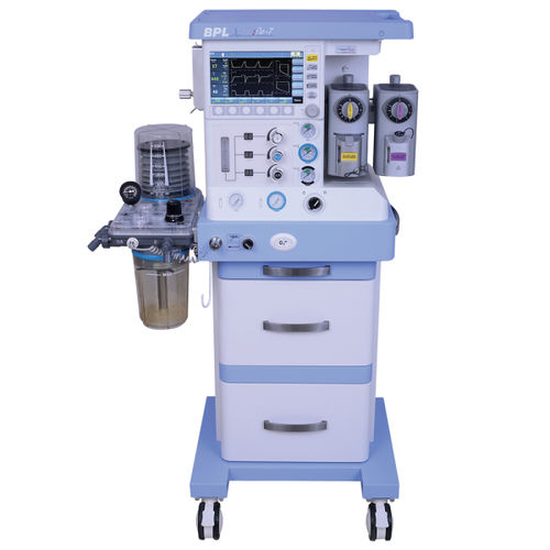 Estación de anestesia neonatal - EFLO 7  - BPL Medical Technologies - pediátrica / en carro / con monitorización respiratoria