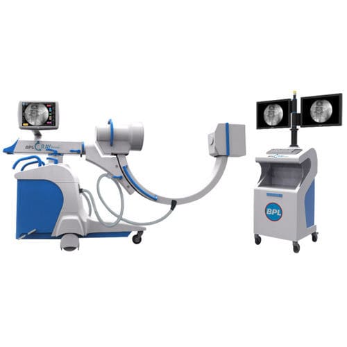 Arco quirúrgico móvil - CRAY PRIME - BPL Medical Technologies - con tubo intensificador de imagen / con columna de vídeo / con monitor de vídeo integrado