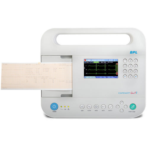 Electrocardiógrafo para diagnóstico en reposo - CARDIART GENX3 - BPL Medical Technologies - 3 canales / digital / con impresora