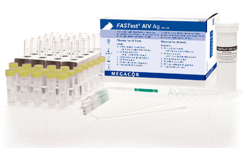 Prueba rápida de gripe aviar - FASTest® AIV  - MEGACOR Diagnostik - de gripe / veterinaria / de fertilidad