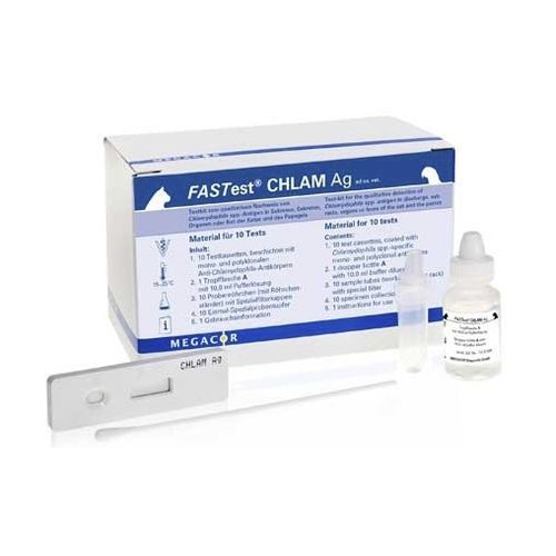 Prueba rápida de clamidia - FASTest®  - MEGACOR Diagnostik - veterinaria / para antígenos / de Chlamydia trachomatis