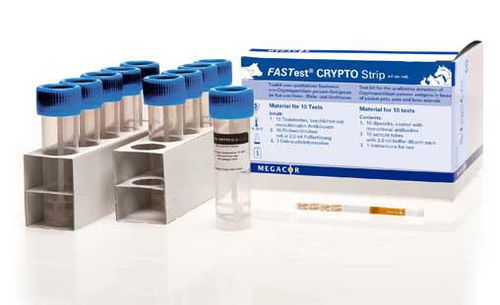 Prueba rápida de diarrea - FASTest® CRYPTO - MEGACOR Diagnostik - veterinaria / para antígenos / de plomo