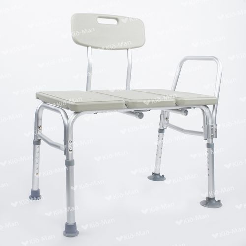 Silla de ducha con reposabrazos - 02-6030A - Kid-Man - con respaldo / bariátrica / de altura variable