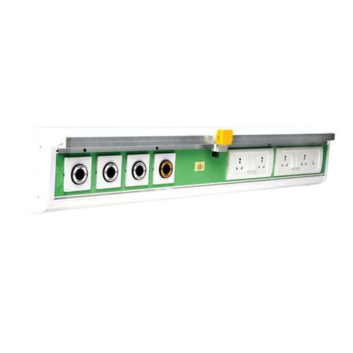 Unidad médica de cabecera horizontal - G8 - Pratibha Medinox - de pared