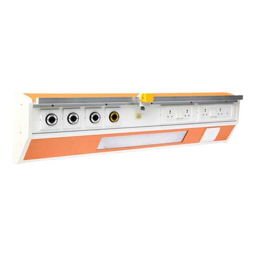 Unidad médica de cabecera horizontal - G10 - Pratibha Medinox - de pared
