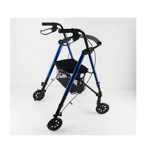 Andador con ruedas con 4 ruedas - DP-SC5001 - Guangdong Dongpin Beauty & Medical Technology - marco de aluminio / con asiento / plegable
