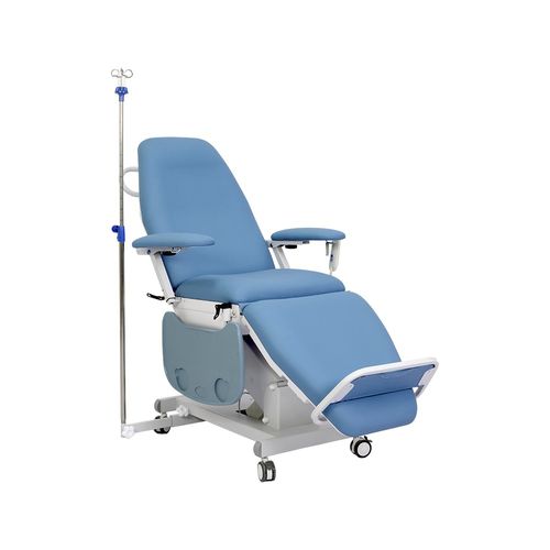 Sillón para hemodiálisis eléctrico - DP-YS035 - Guangdong Dongpin Beauty & Medical Technology - de 3 secciones / con ruedas / de altura variable