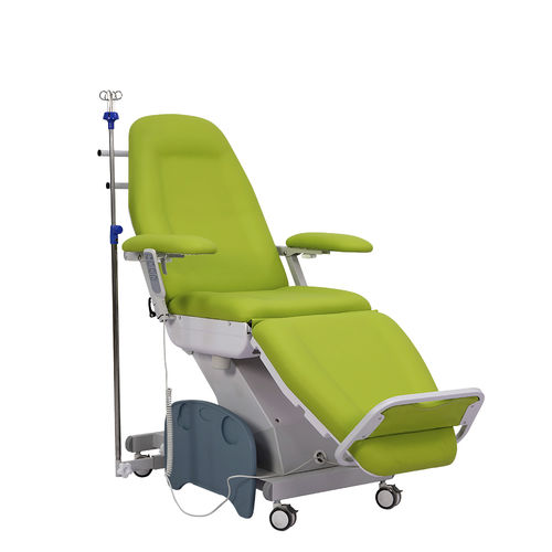 Sillón para hemodiálisis eléctrico - DP-YS145 - Guangdong Dongpin Beauty & Medical Technology - de 3 secciones / no especificado / con ruedas