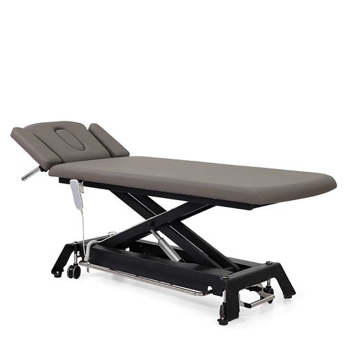 Mesa de reconocimiento de fisioterapia - DP-8414 - Guangdong Dongpin Beauty & Medical Technology - eléctrica / de altura variable / reclinable