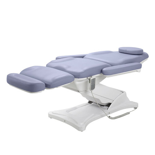 Mesa de reconocimiento cuidados de estética - DP-8194G - Guangdong Dongpin Beauty & Medical Technology - eléctrica / de altura variable / reclinable