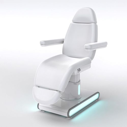 Sillón para tratamiento eléctrico - DP-L435 - Guangdong Dongpin Beauty & Medical Technology - 3 secciones / de altura variable / con reposapiernas