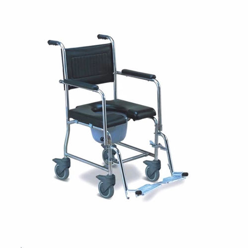 Silla de ruedas manual - DP-SC8015D - Guangdong Dongpin Beauty & Medical Technology - para ducha / plegable / con orinal