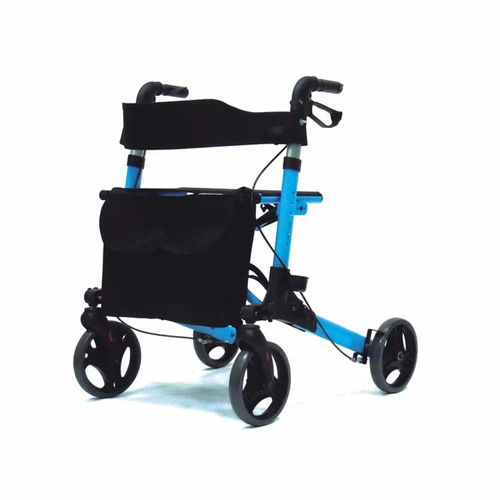 Andador con ruedas con 4 ruedas - DP-SC5025A - Guangdong Dongpin Beauty & Medical Technology - marco de aluminio / con asiento / plegable