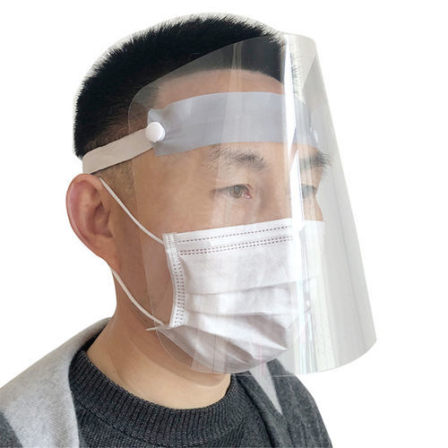 Pantalla facial con visera - Guangdong Dongpin Beauty & Medical Technology - médica / para laboratorio / transparente