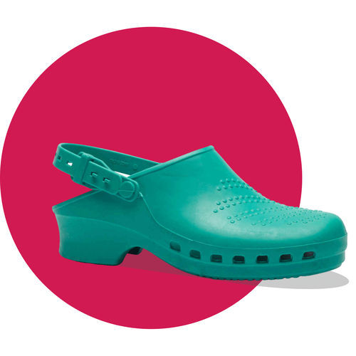 Zueco hospitalario unisex - SteriKlog - Toffeln - antiestático / lavable / verde
