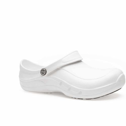 Zueco hospitalario unisex - EziProtekta - Toffeln - lavable / antiestático / blanco