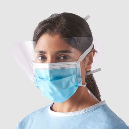 Mascarilla quirúrgica de tipo IIR - SMV025 - Toffeln - EN14683 / sin látex / con visera