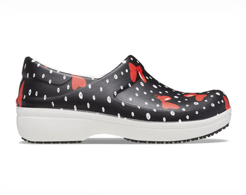 Zueco hospitalario unisex - Mickey Neria  - Crocs - antideslizante / lavable / negro