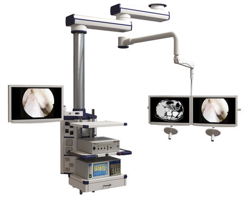 Brazo de distribución de techo - MEGA - Kenswick Medical - de anestesia / para cuidados intensivos / articulado