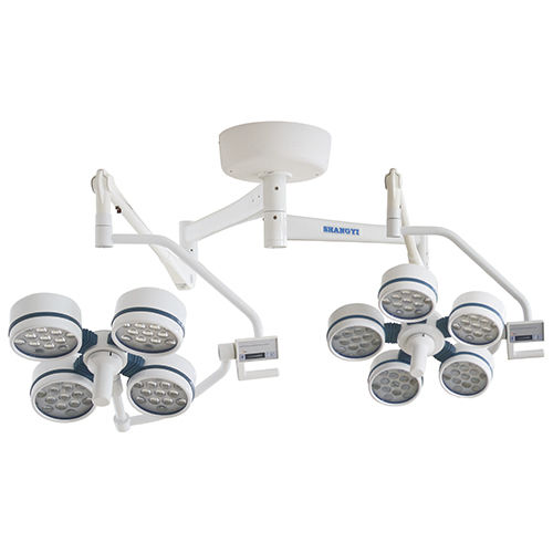 Lámpara cialítica de techo - YD02-LED4+5 - Shanghai Huifeng Medical Instrument - LED / halógena / 2 brazos