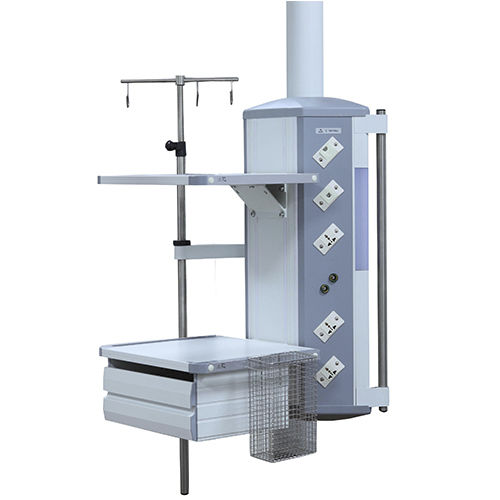 Brazo de distribución de techo - HFZ-L - Shanghai Huifeng Medical Instrument - para cuidados intensivos / modular / con estantes