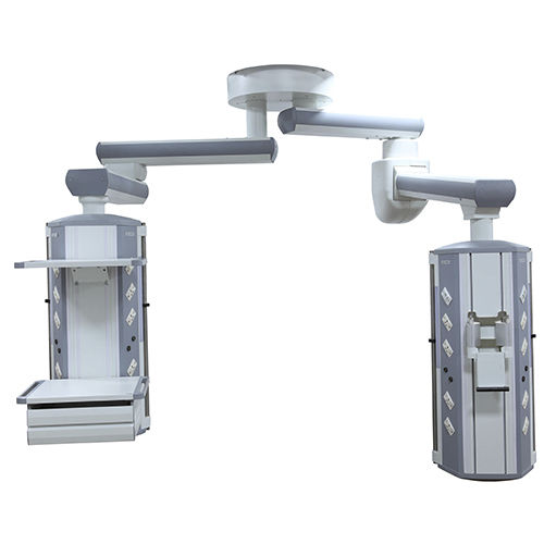 Brazo doble de distribución de techo - HFP-S+S  - Shanghai Huifeng Medical Instrument - para cuidados intensivos / articulado / modular