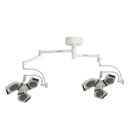Lámpara cialítica de techo - YD02-LED3+3 - Shanghai Huifeng Medical Instrument - LED / halógena / 2 brazos