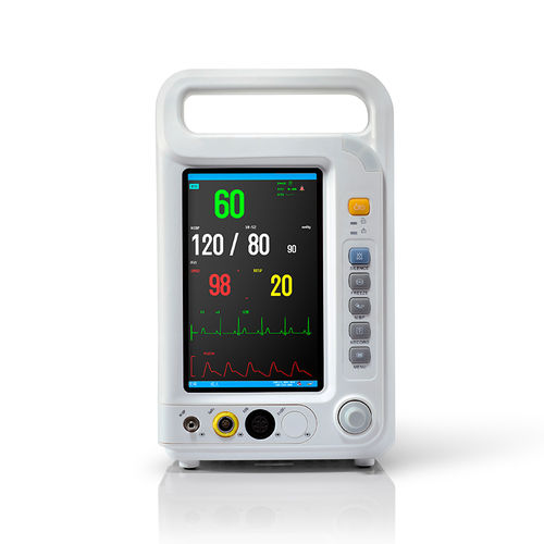 Monitor de paciente portátil - HF-8000A  - Shanghai Huifeng Medical Instrument - ECG / de frecuencia respiratoria / de frecuencia cardíaca