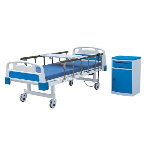 Cama de hospital - HF-821 - Shanghai Huifeng Medical Instrument - eléctrica / plegable / con ruedas